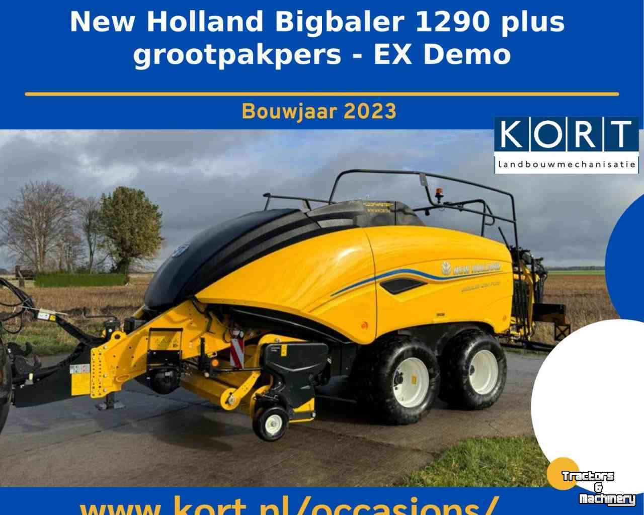 Persen New Holland Bigbaler 1290 Plus Grootpak-Pers Demo