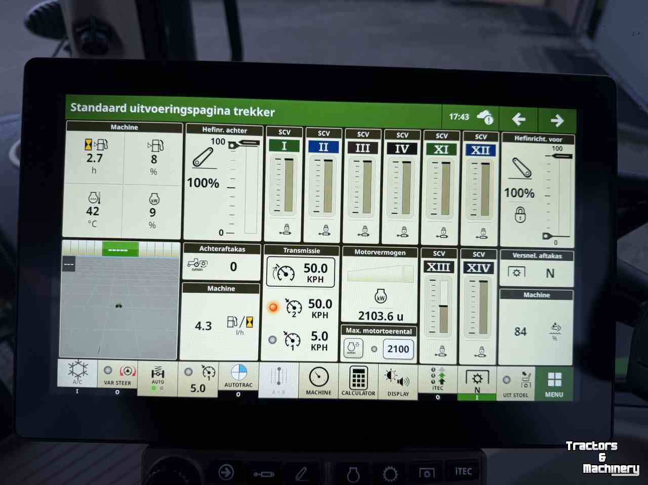 Tractor / Trekker John Deere 6R155 AP 50KM COMMAND-PRO G5-PLUS FH+FA 2025!!!