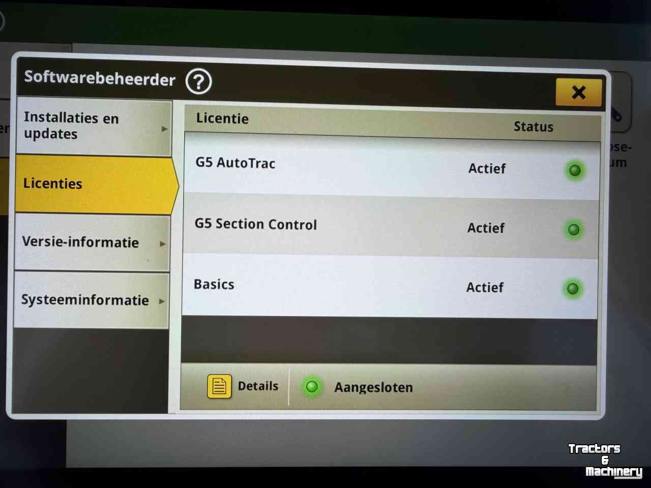 Tractor / Trekker John Deere 6R155 AP 50KM COMMAND-PRO G5-PLUS FH+FA 2025!!!