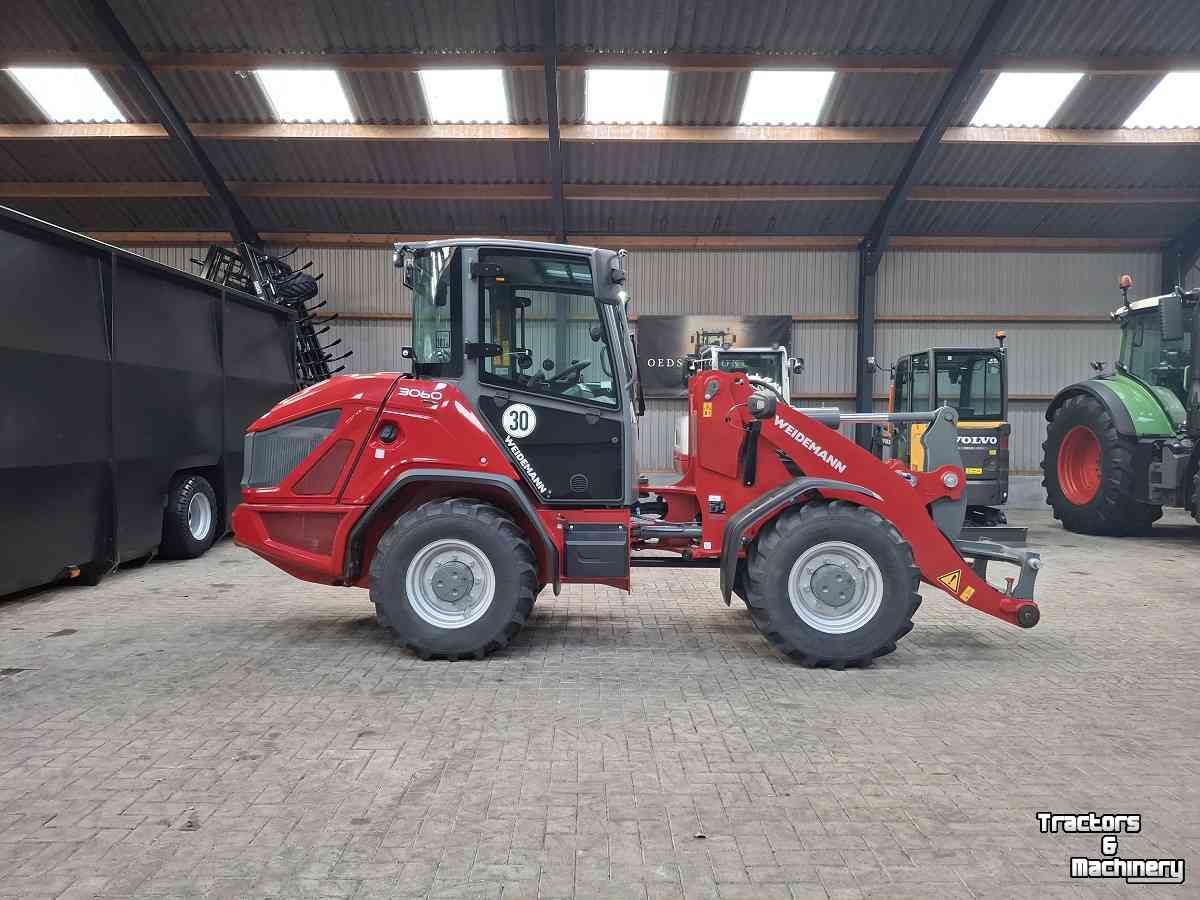Shovel / Wiellader / Kniklader Weidemann 3060 wiellader, shovel, BJ2025, 30KM/H, Demo!