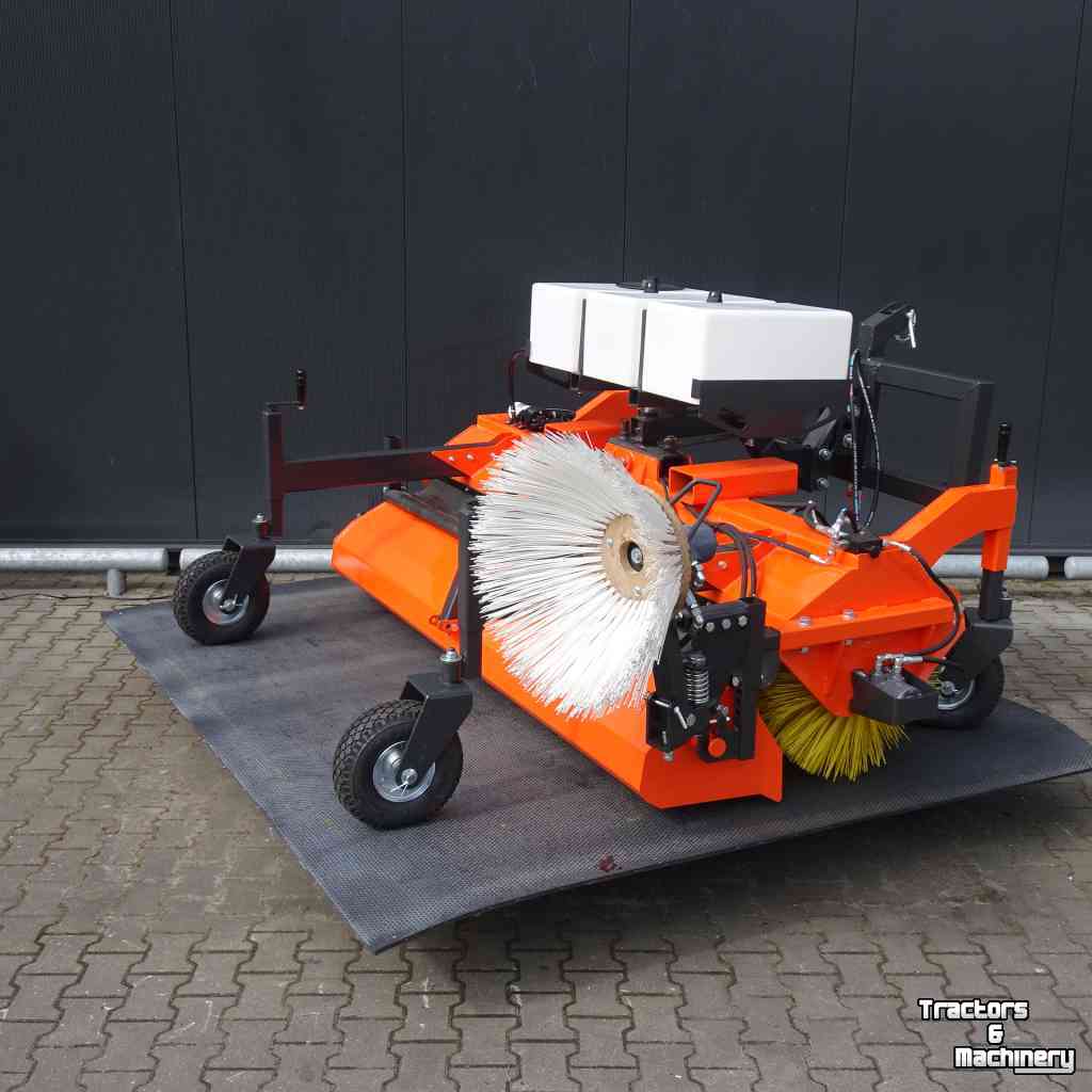 Veeg- en veeg/zuigmachines Hofstede Veegmachine Borstel 60cm voor mini loader verreiker shovel heftruck