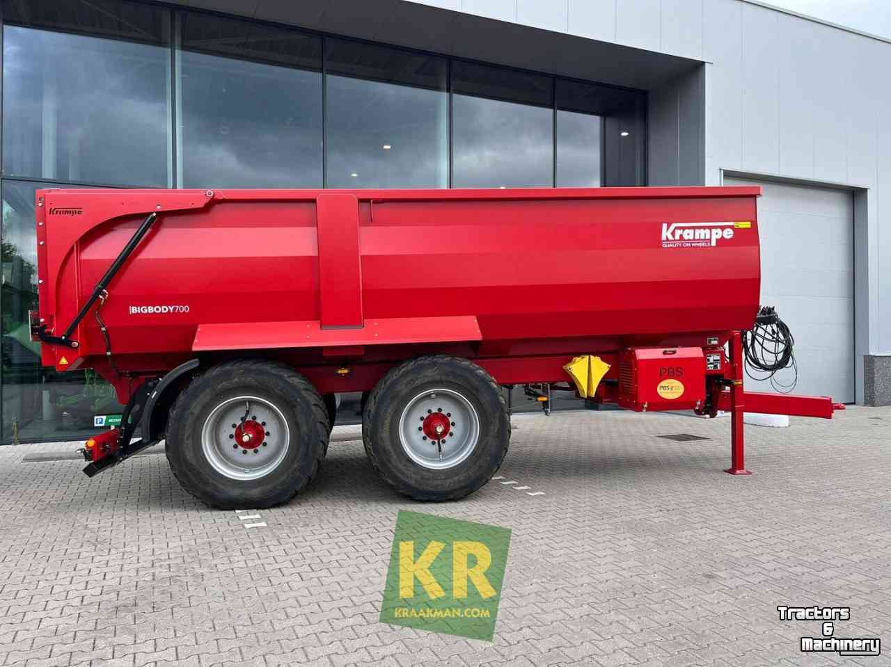 Kipper / Kiepwagen / Landbouwkipper Krampe BIG BODY 700