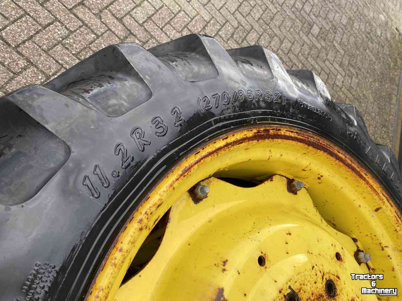 Wielen, Banden, Velgen & Afstandsringen Alliance 11.2R32 en 12.4R46 op velg