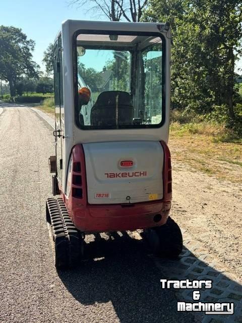 Mini-graver / Mini-graafmachine Takeuchi TB 216