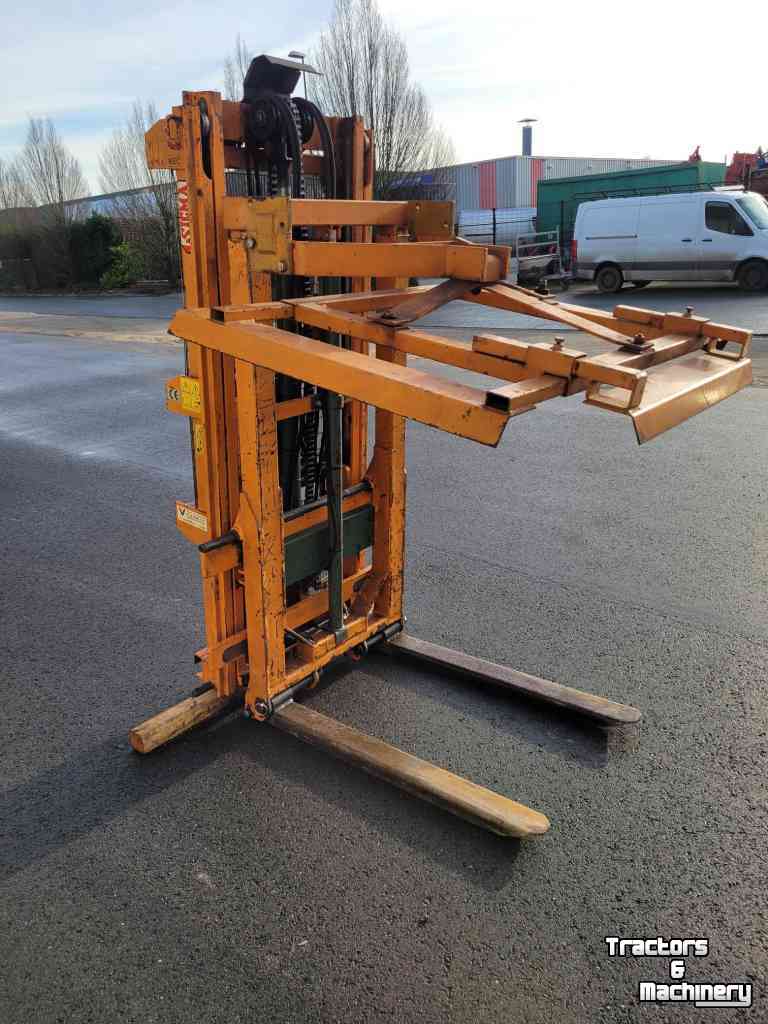 Hefmast & Mini heftruck Sicma Hefmast met kistenklem