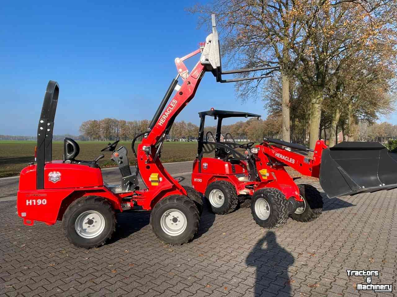 Shovel / Wiellader / Kniklader Heracles H190 Pro, Plus en Telescoop NIEUW!