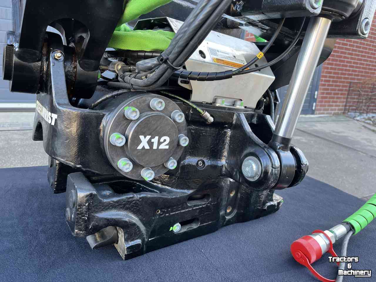 Kantelstukken  Steelwrist X12 s45/s45 Draai kantel stuk