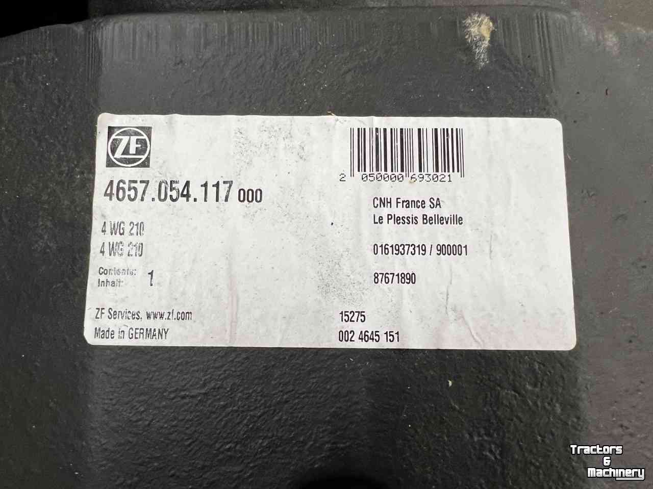 Shovel / Wiellader / Kniklader Case Complete Powershift versnellingsbak ZF voor Case CE 821E, 921E  New Holland W190B, W190BLR, W190B E.I.