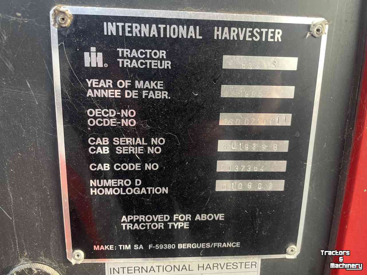 Tractor / Trekker International 633