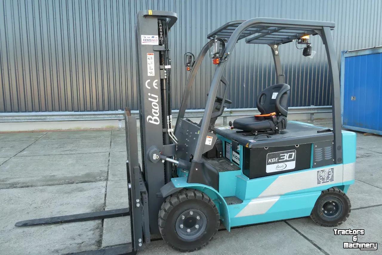 Heftruck Baoli Elektrisch Overjarig weinig uren!! Lease &euro; 315,-- p/m* KBE30