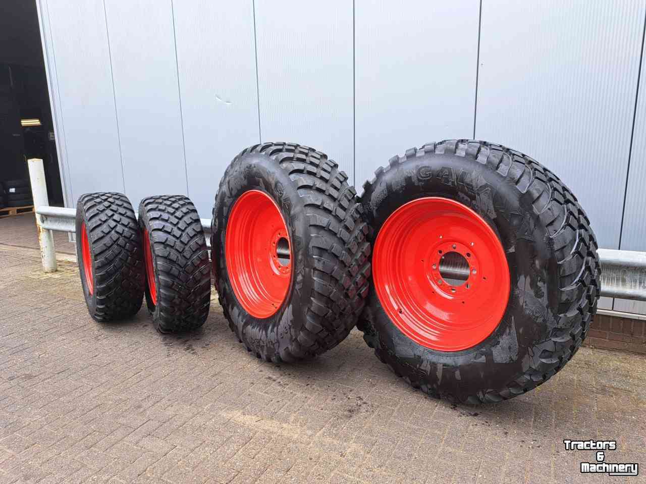 Wielen, Banden, Velgen & Afstandsringen Galaxy 480/70R34 + 380/70R24