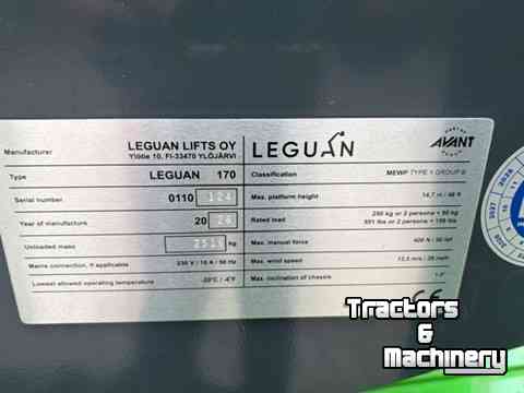 Hoogwerker  LEGUAN 170