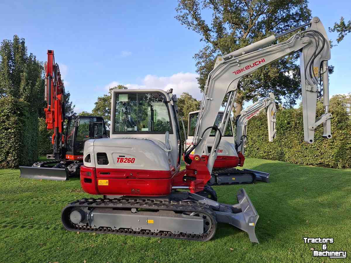 Mini-graver / Mini-graafmachine Takeuchi TB260, midikraan, BJ2026, Nieuw!