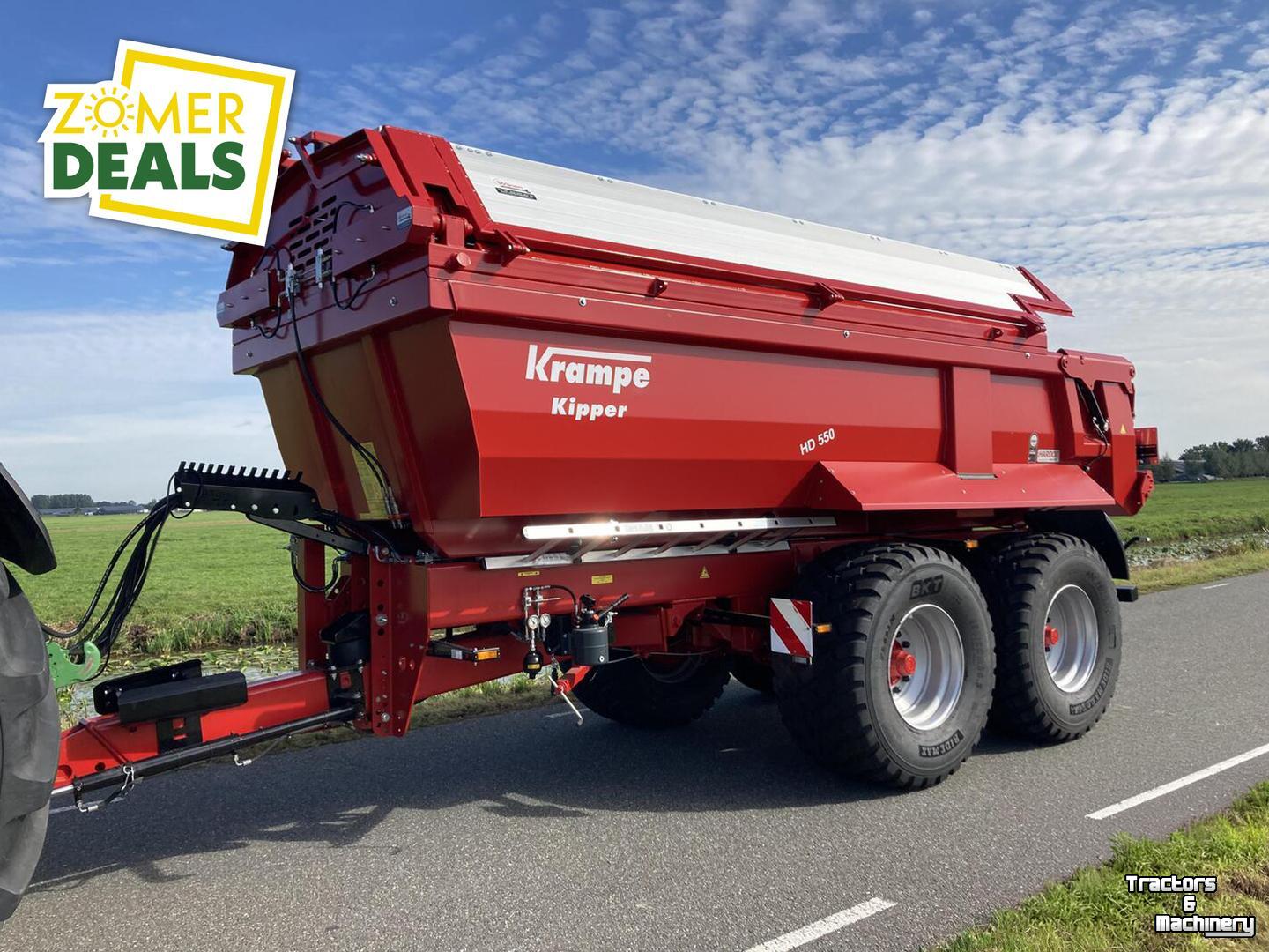 Gronddumper / Zandkipper / Grondverzetkipwagen / Dumper Krampe HD550