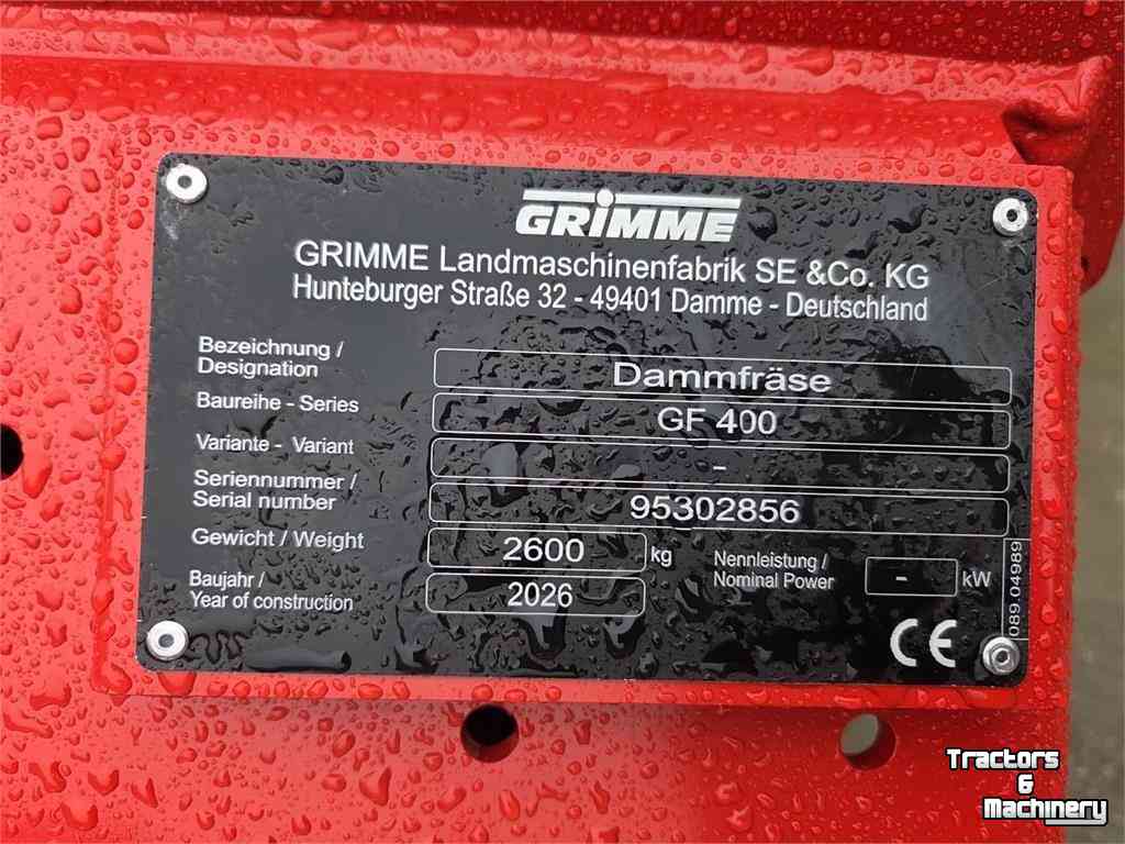 Rijenfrees Grimme GF 400