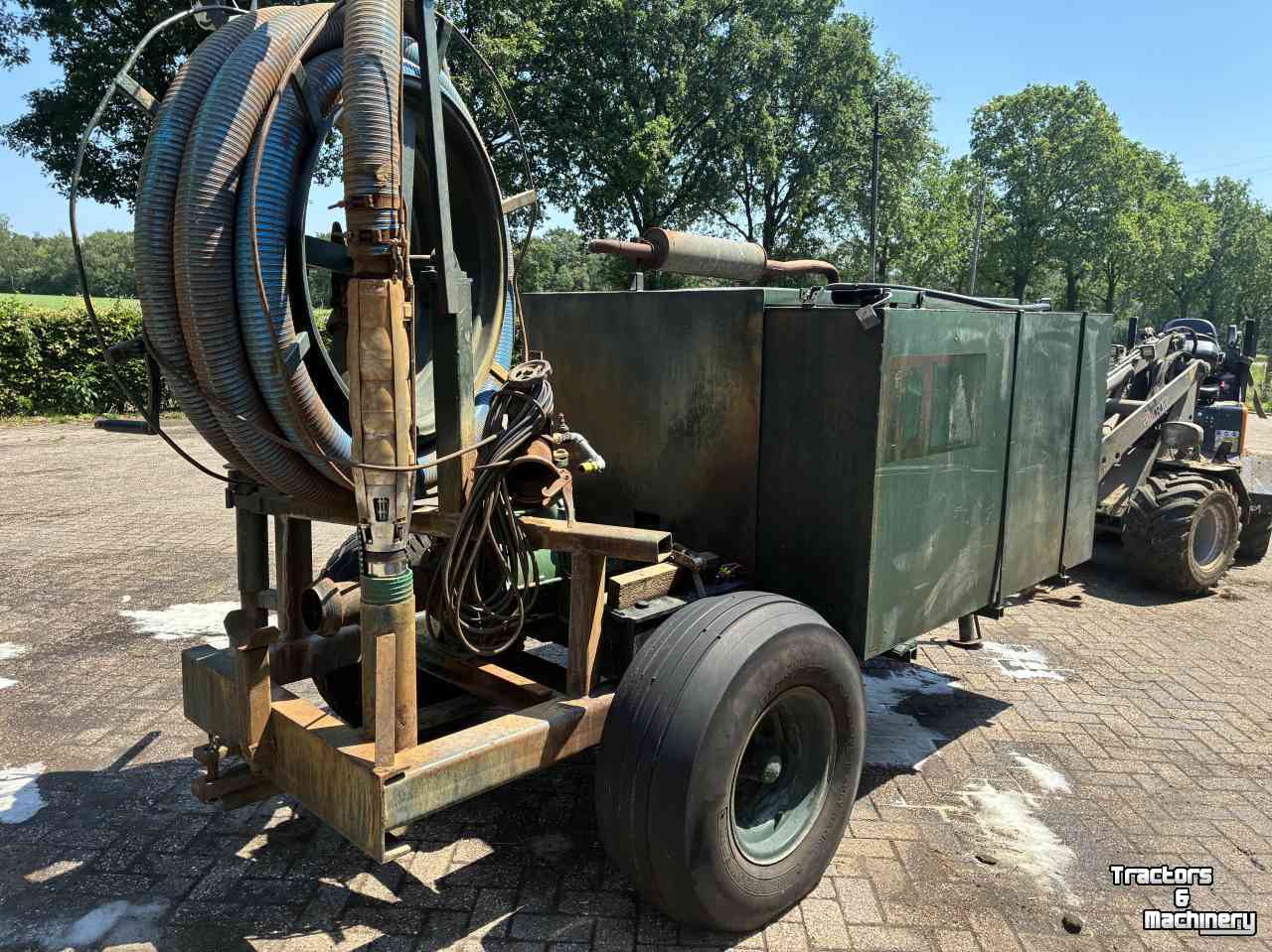 Beregenings sleepslang-systeem  Zelfbouw dompelpomp met 3 waaierpomp
