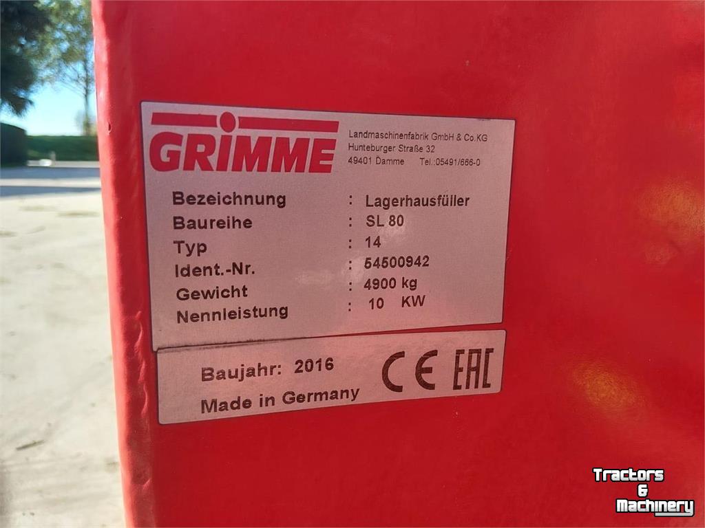Transportband Grimme SL 80-14