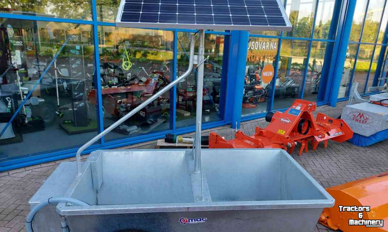 Water drinkbak - zonne energie Qmac Zonnedrinkbak Grootvee