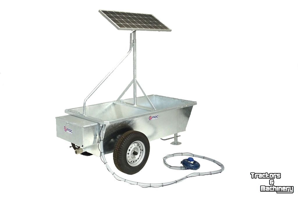 Water drinkbak - zonne energie Qmac Zonnedrinkbak / Drinkwaterbak / Veedrinkbak 900 LITER 100 WATT op zonne energie