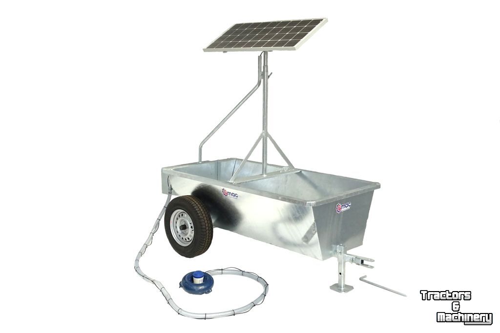 Water drinkbak - zonne energie Qmac Zonnedrinkbak / Drinkwaterbak / Veedrinkbak 900 LITER 100 WATT op zonne energie