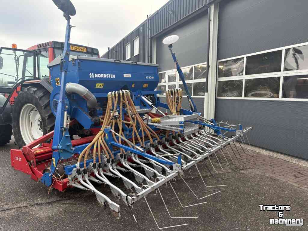 Zaaimachine Howard HK31 Rotorkopeg + Nordsten NS 4040 Zaaimachine