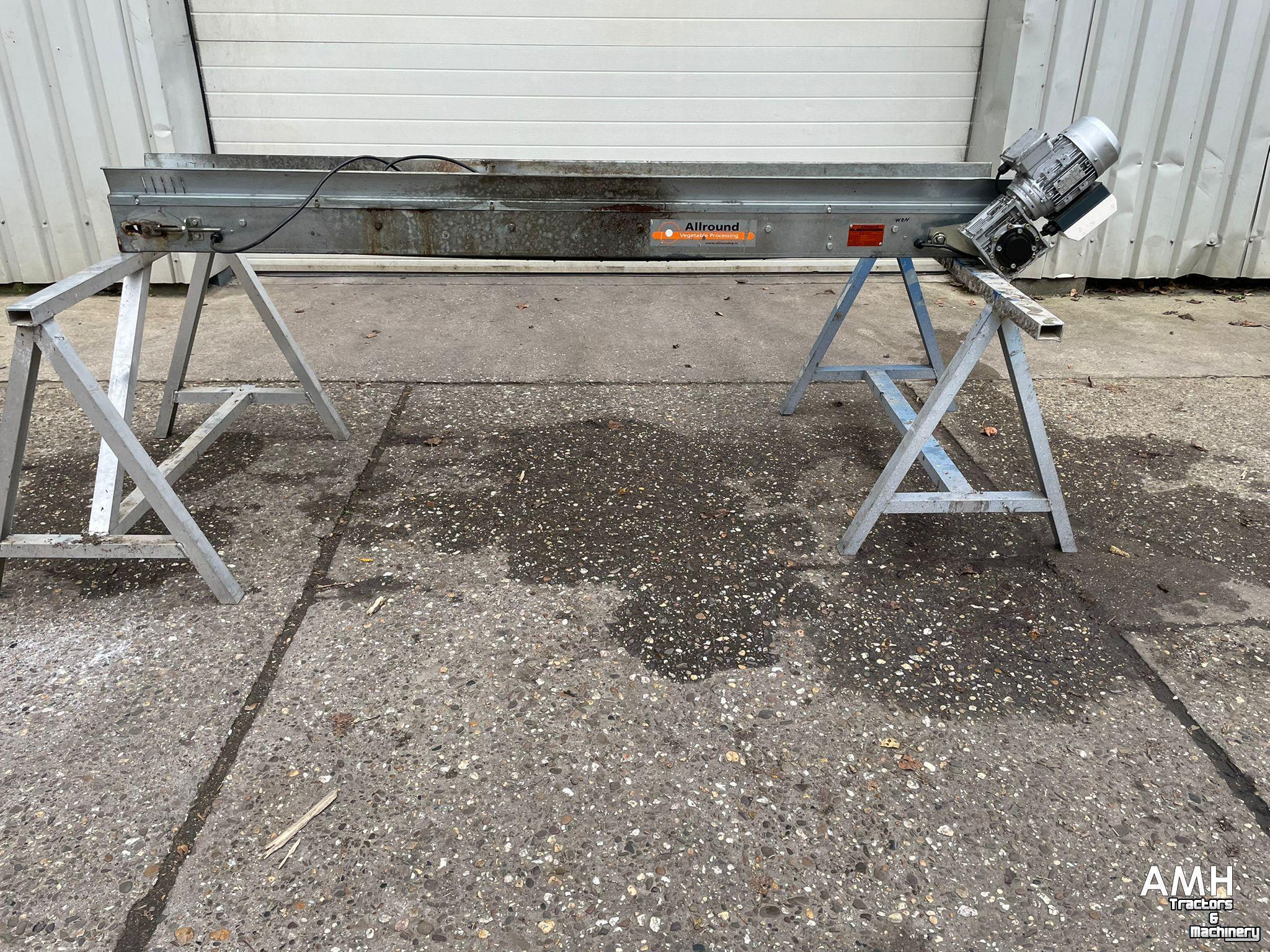 Transportband Allround Vlakke band 2400X200 TRANSPORTBAND VLAKKE BAND FLAT BELT CONVEYOR BELT FLACHBAND FÖRDERBAND