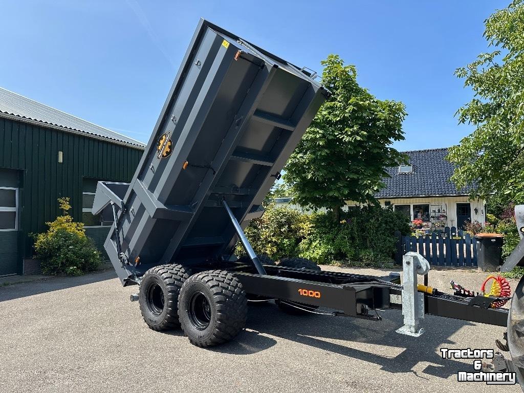 Kipper / Kiepwagen / Landbouwkipper Palmse Trailer PT1000MB kipper dumper kiepwagen gronddumper