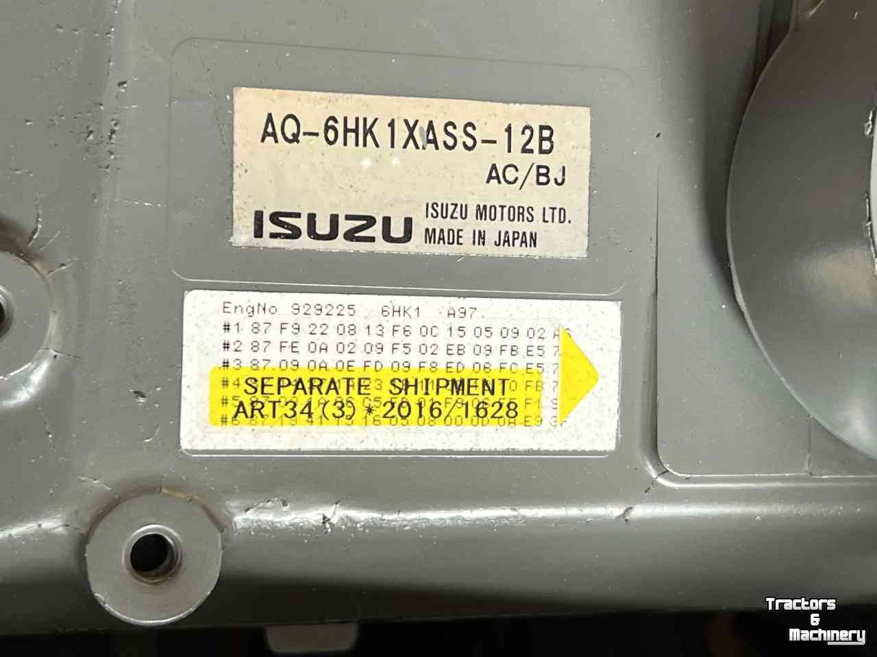 Motor Case ISUZU motor -AQ- 6HK1X  / onderdeelnr: KBH16870