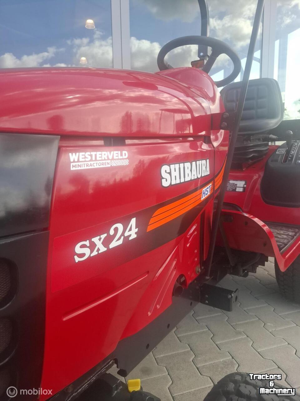 Tractor / Trekker Shibaura Gebruikte Shibaura SX24 mini tractor 24 pk hst 85 uur!