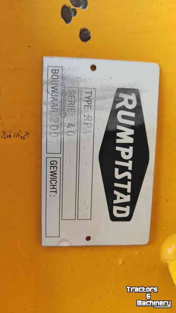 Ploegen Rumptstad RPV140-480 3 schaar