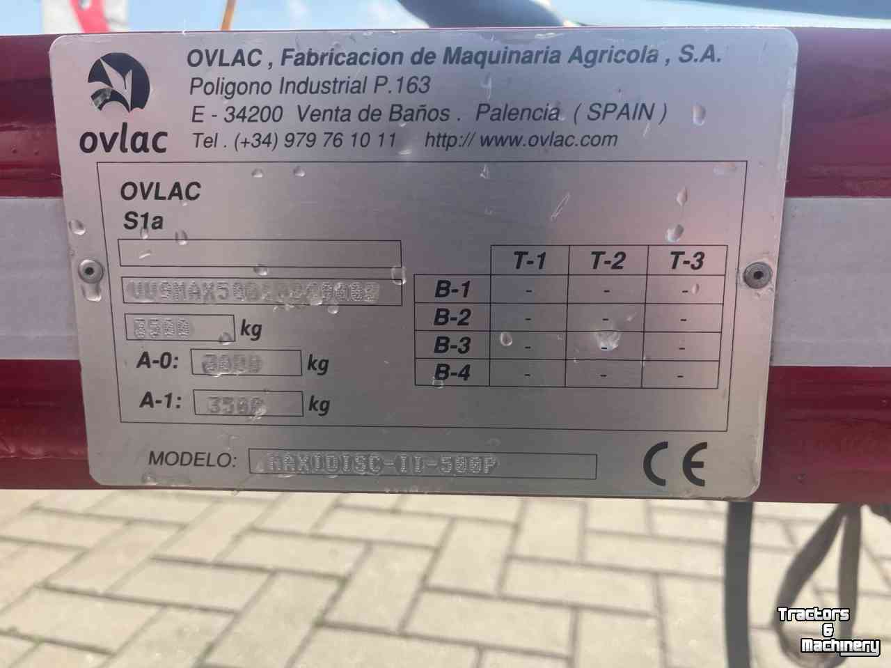 Schijveneg Ovlac 500 schijveneg op wielstel