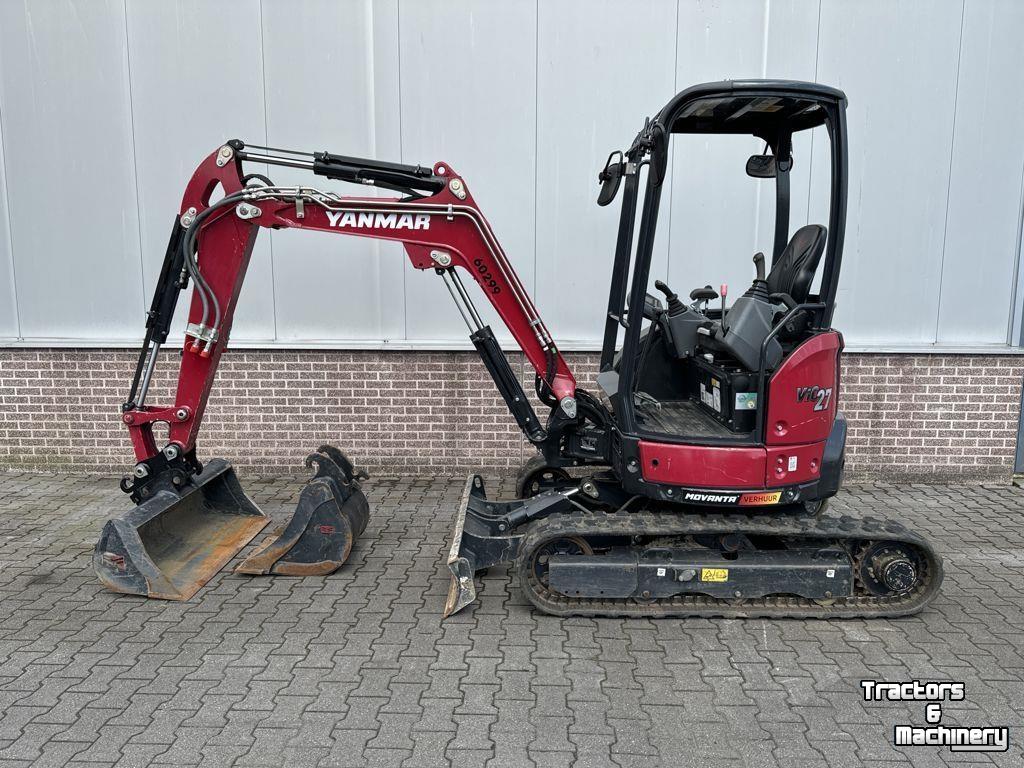 Mini-graver / Mini-graafmachine Yanmar VIO27
