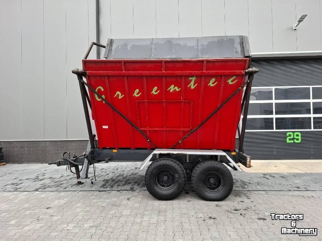 Houtsnipperwagen / Snipperkipper Greentec HK 16/12 Hoogkipper
