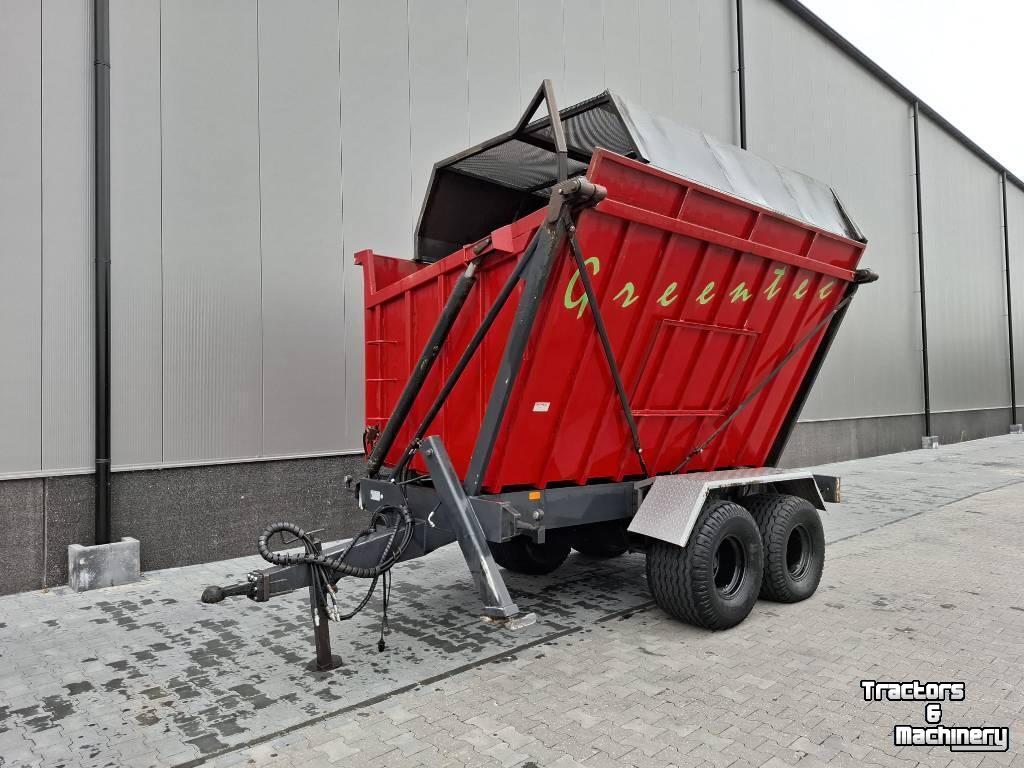 Houtsnipperwagen / Snipperkipper Greentec HK 16/12 Hoogkipper
