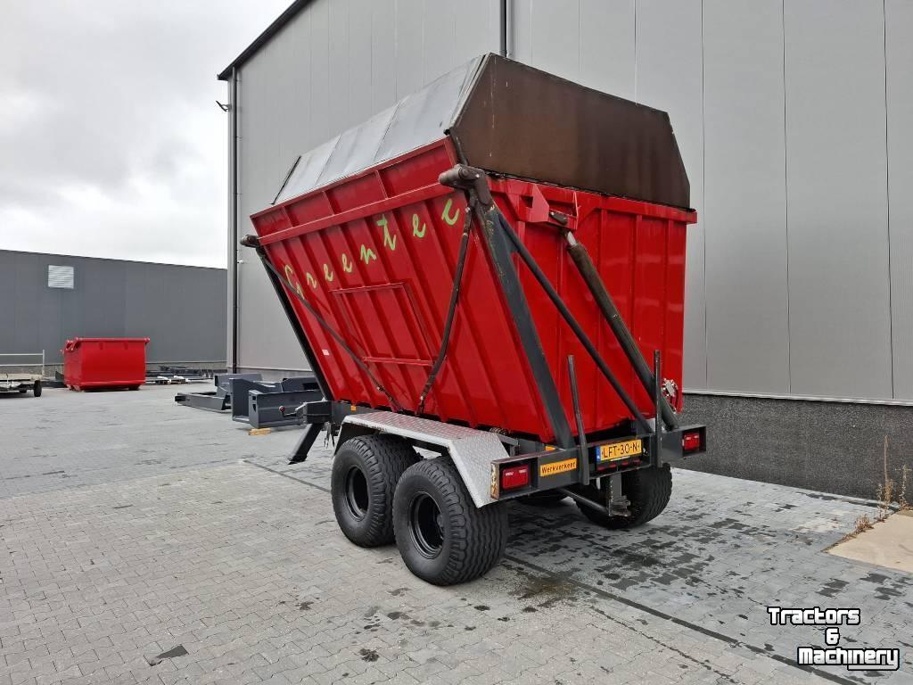 Houtsnipperwagen / Snipperkipper Greentec HK 16/12 Hoogkipper