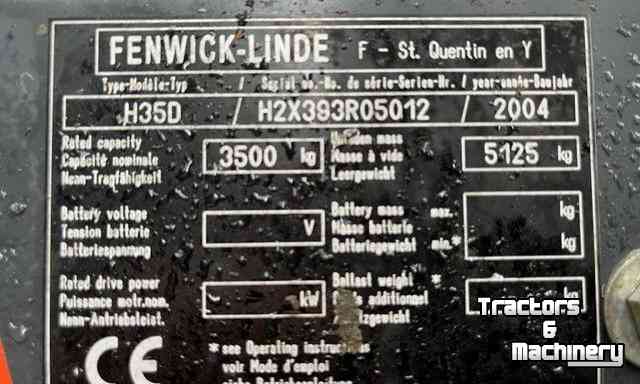 Heftruck Linde H35 D-02