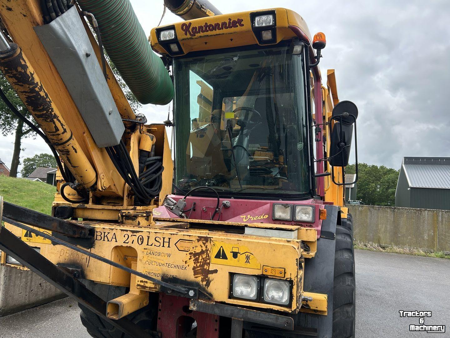 Maaiarm met klepelmaaier Vredo VT2716HS zelfrijder