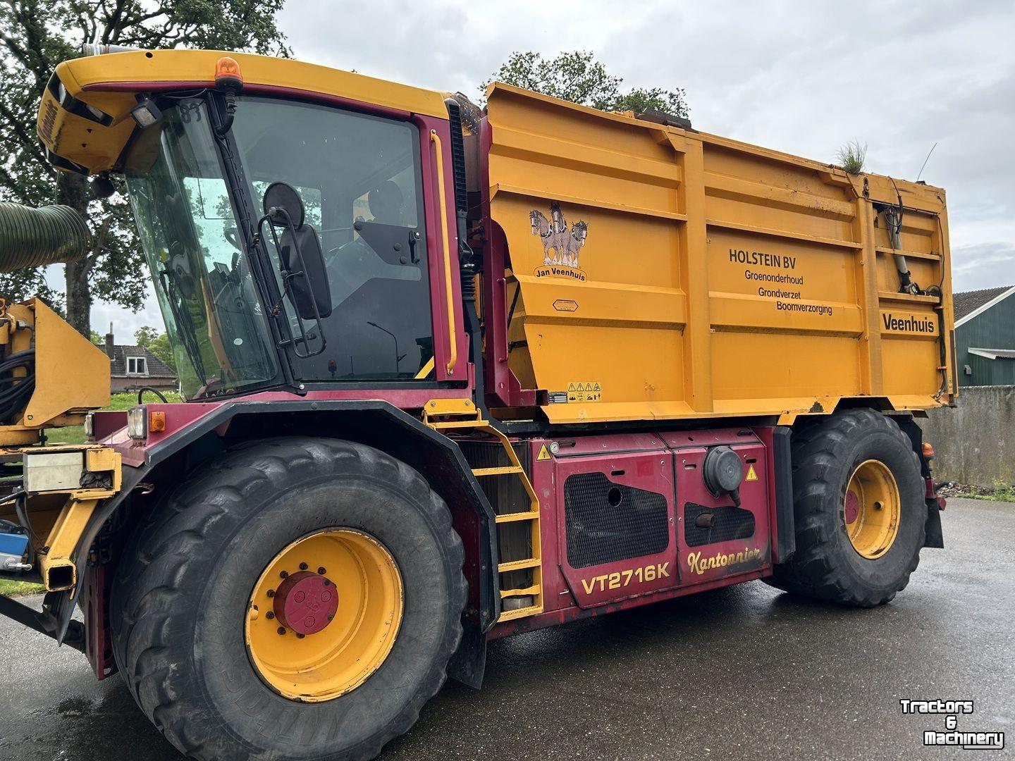 Maaiarm met klepelmaaier Vredo VT2716HS zelfrijder