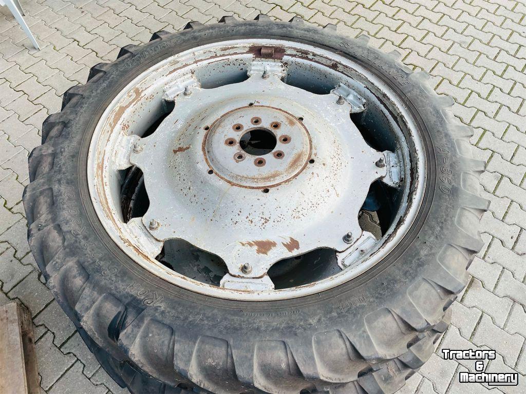 Wielen, Banden, Velgen & Afstandsringen  12.4x46 op velg CNH set!