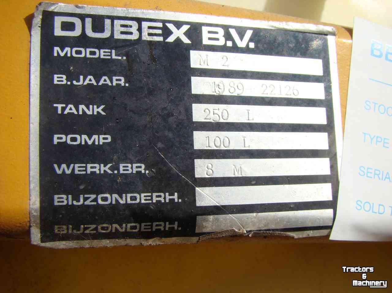 Veldspuit Dubex M2