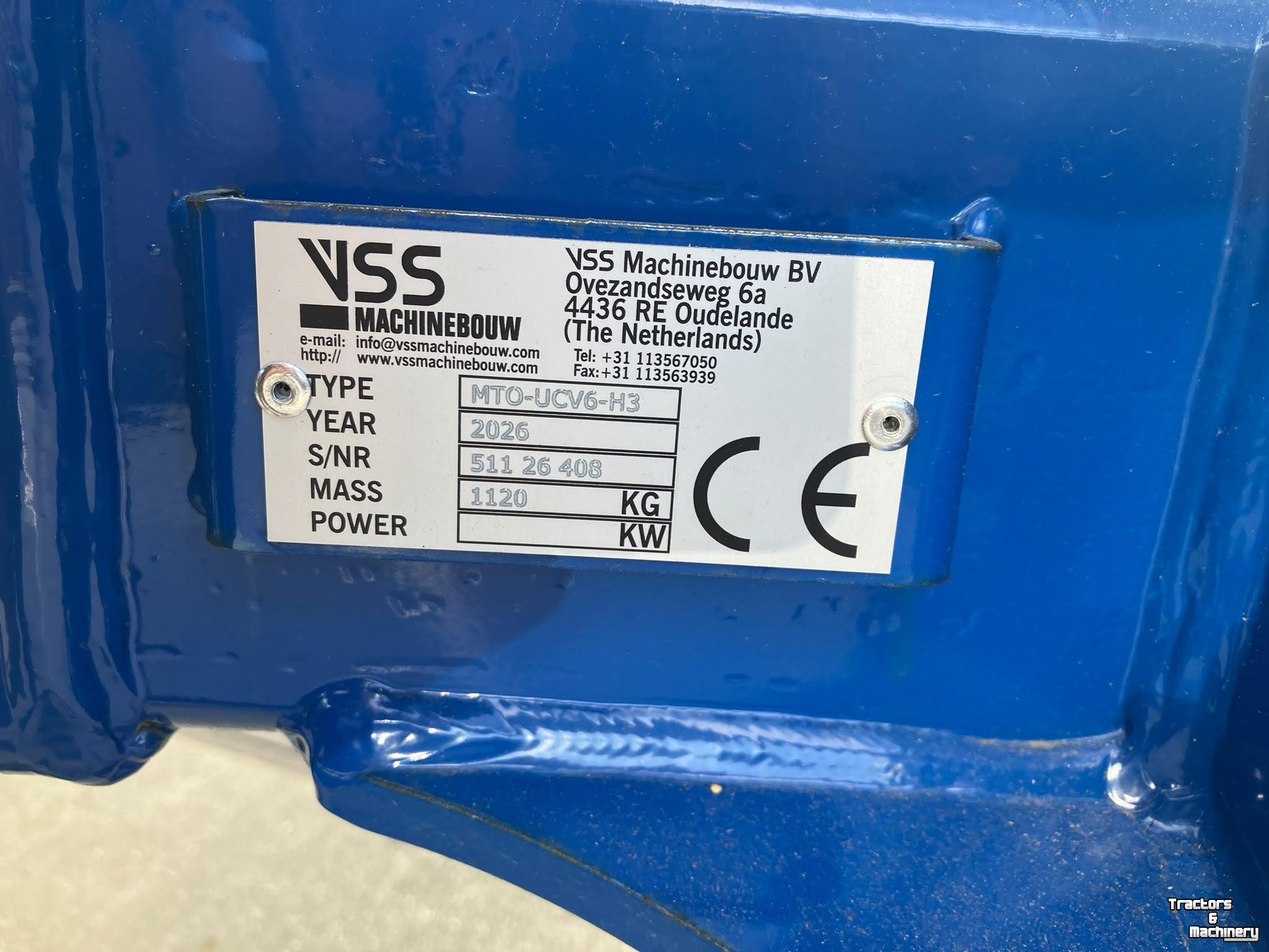 Woeler / Diepwoeler / Voorzetwoeler VSS MTO-UCV6-H3