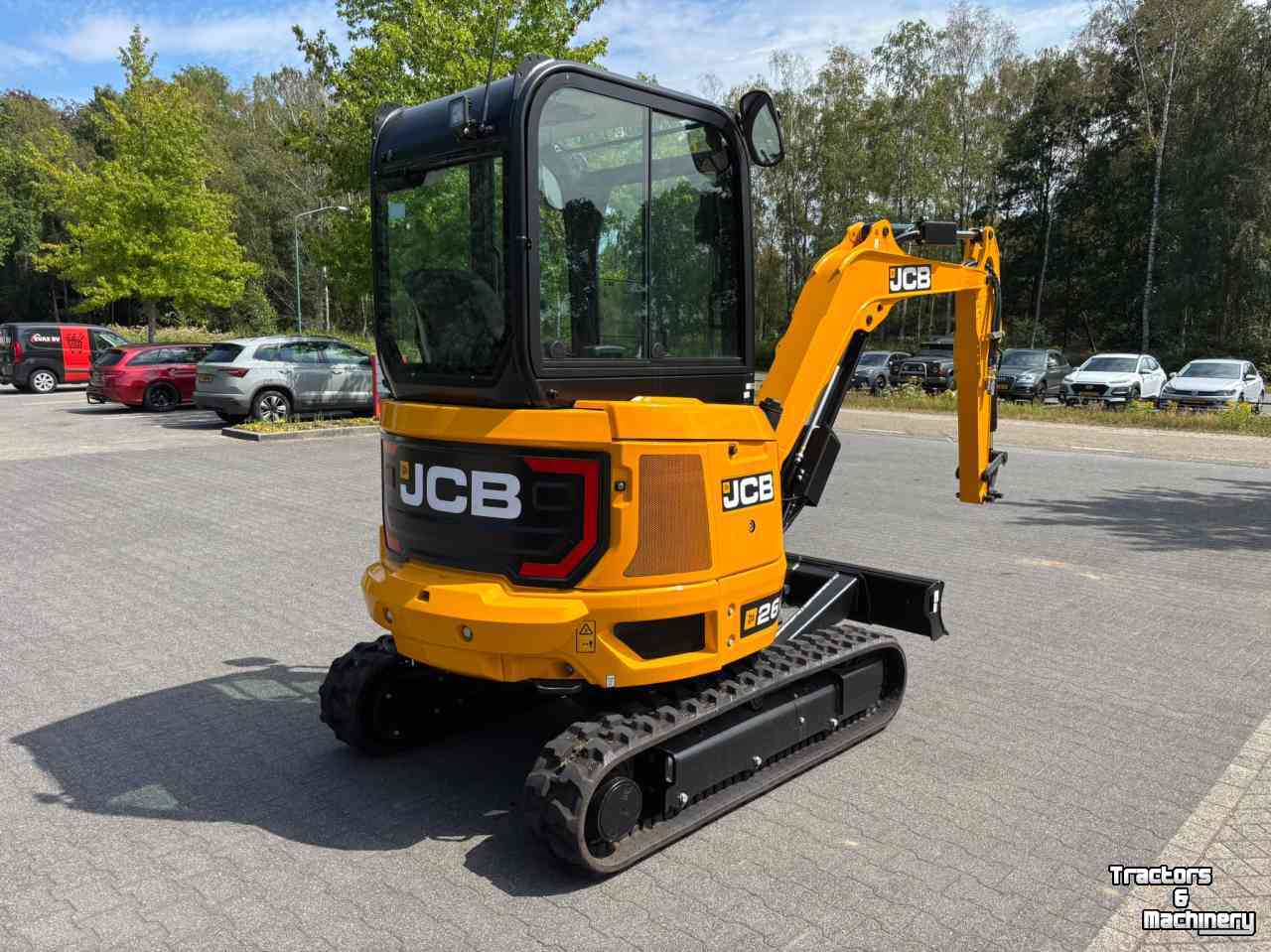 Mini-graver / Mini-graafmachine JCB 26C