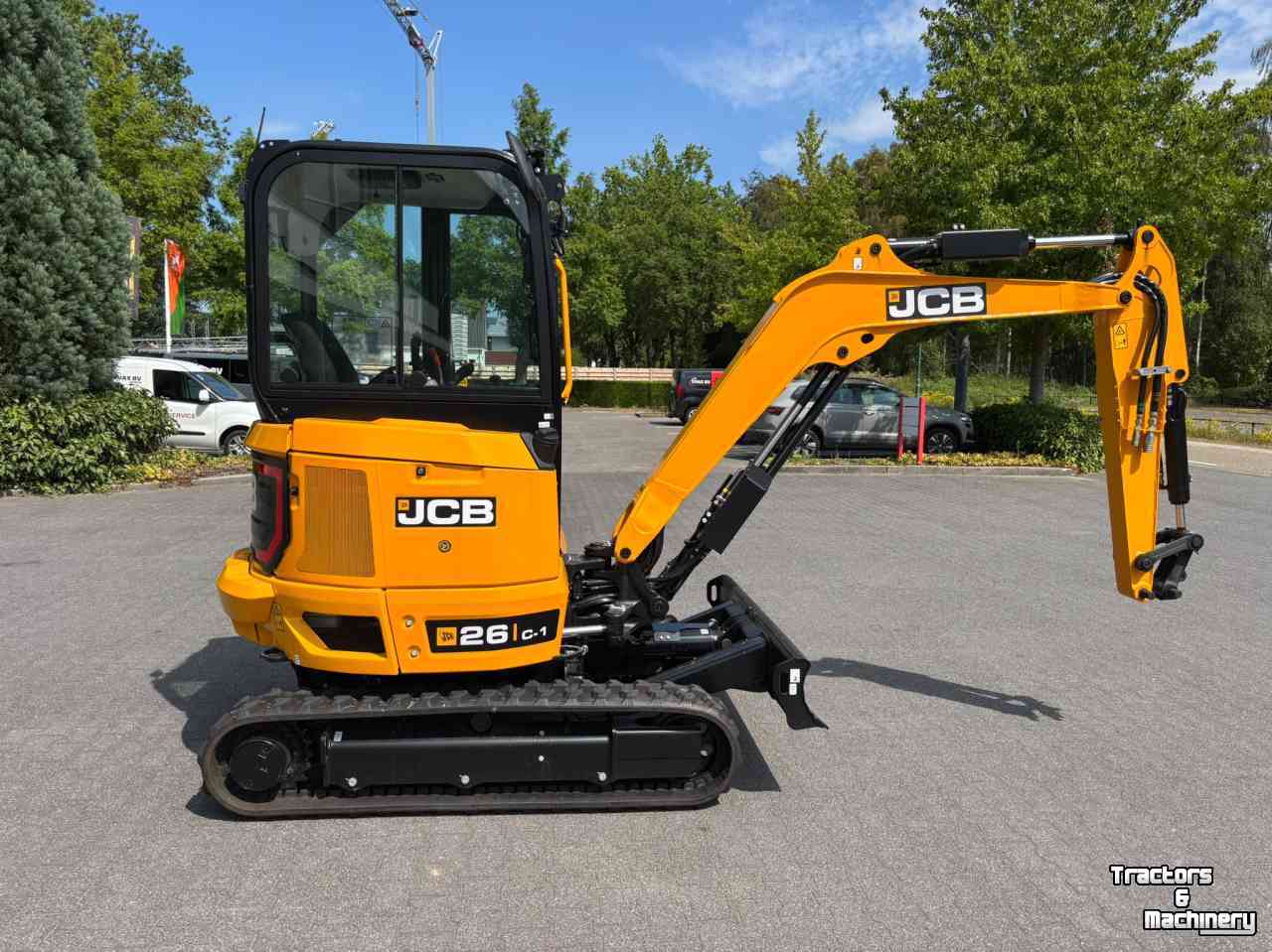 Mini-graver / Mini-graafmachine JCB 26C