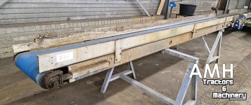 Transportband  4200X370 TRANSPORTBAND VLAKKE BAND FLAT BELT CONVEYOR BELT FLACHBAND FÖRDERBAND