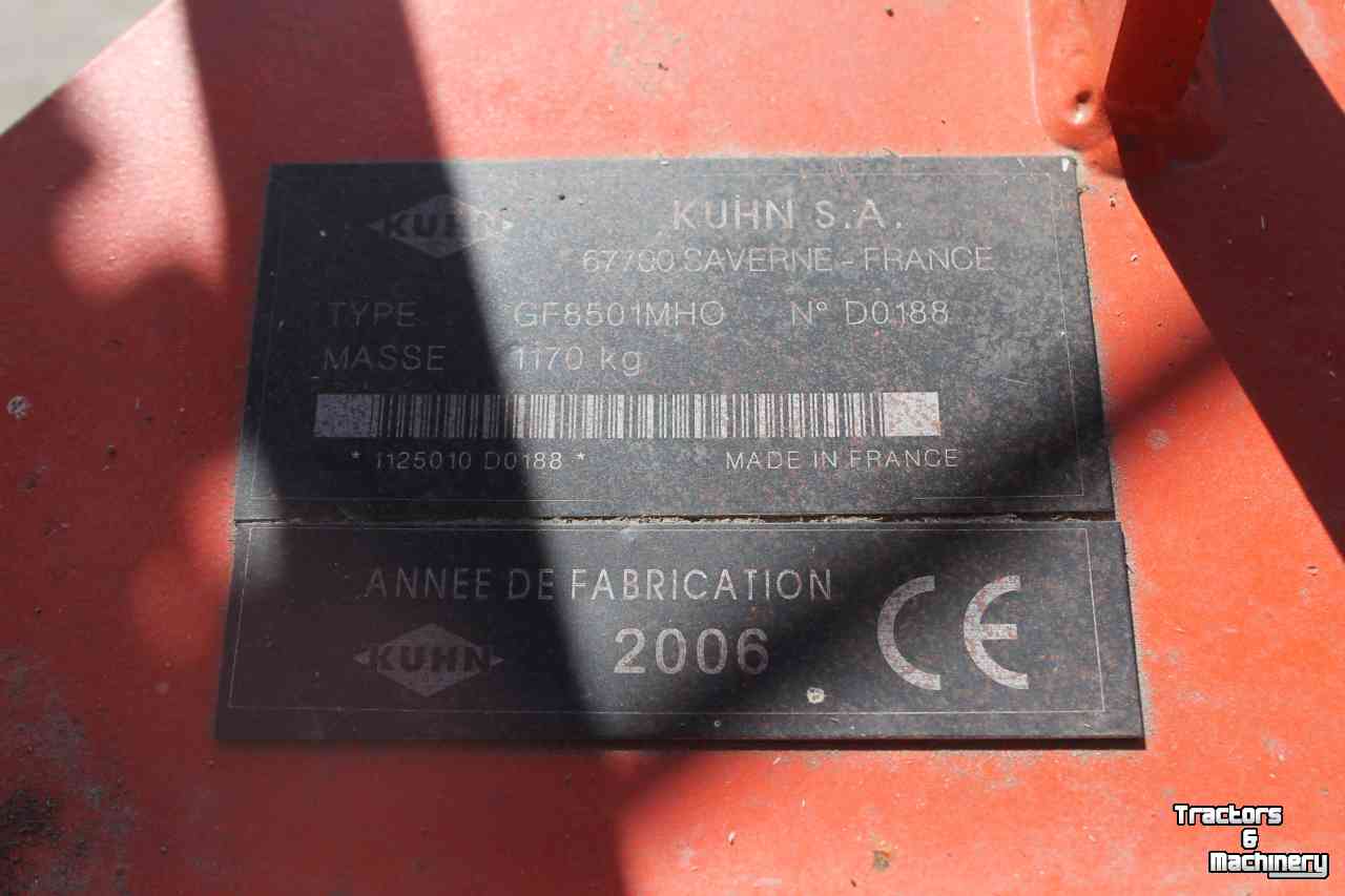 Schudder Kuhn GF8501MHO cirkelschudder 8-elements schudmachine