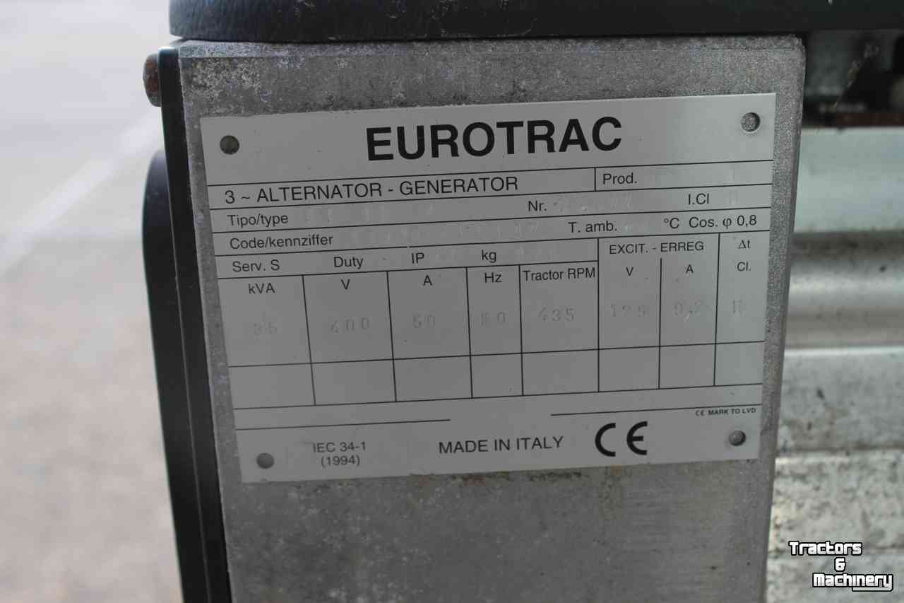 Aggregaat / Generator Eurotrac ET35-2 Bredenoord BR-Tractorset trekkergenerator aftakas aangedreven tractoraggregaat