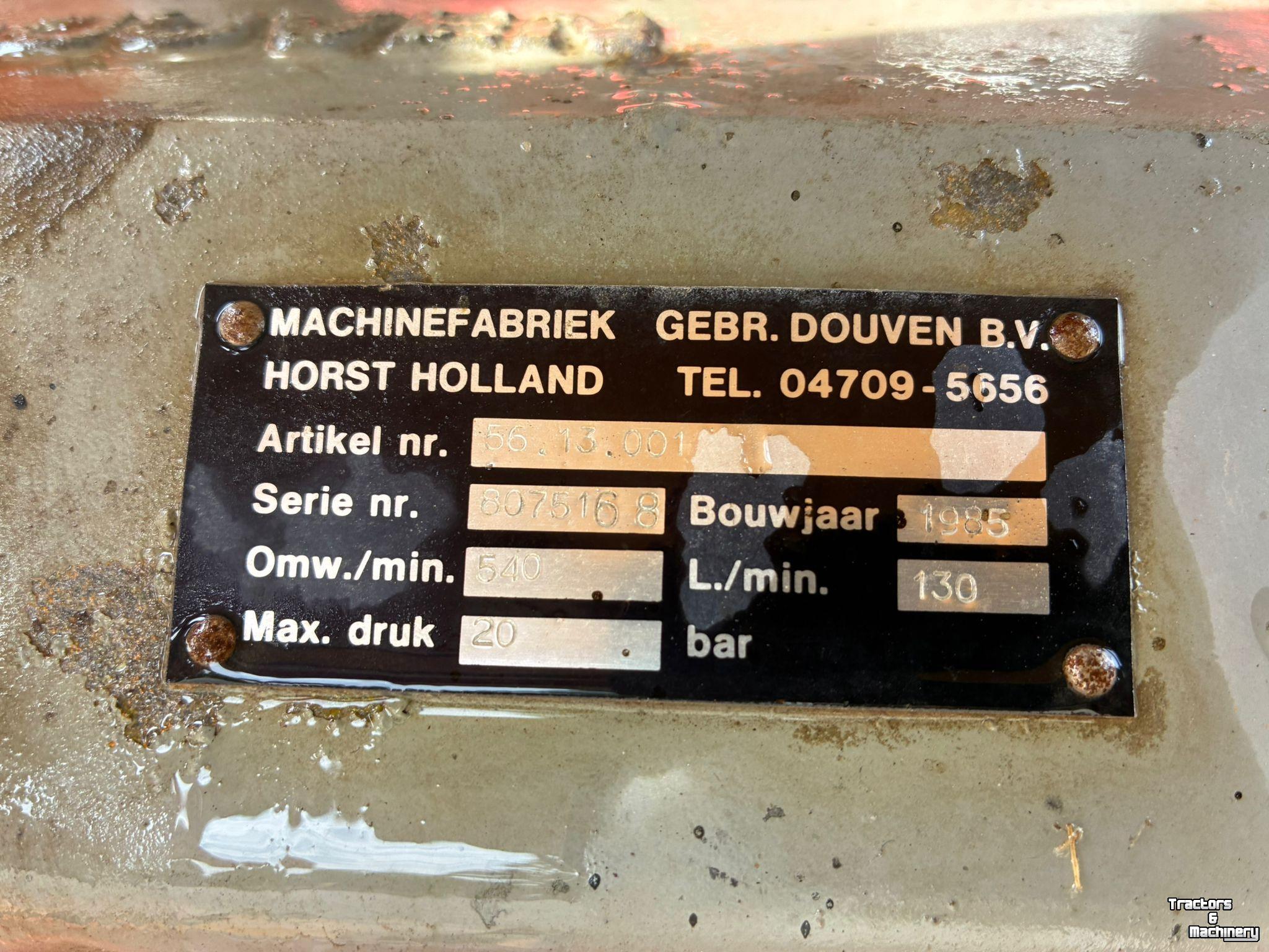 Veldspuit Douven Gedragen veldspuit