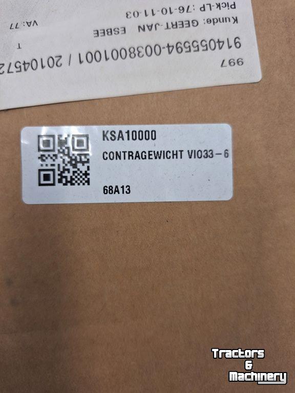 Mini-graver / Mini-graafmachine Yanmar Weight ViO33