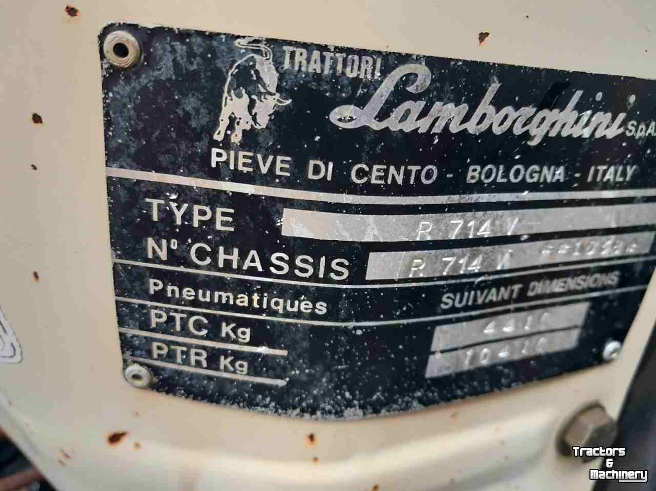 Traktoren Lamborghini R 714V  Smalspoor