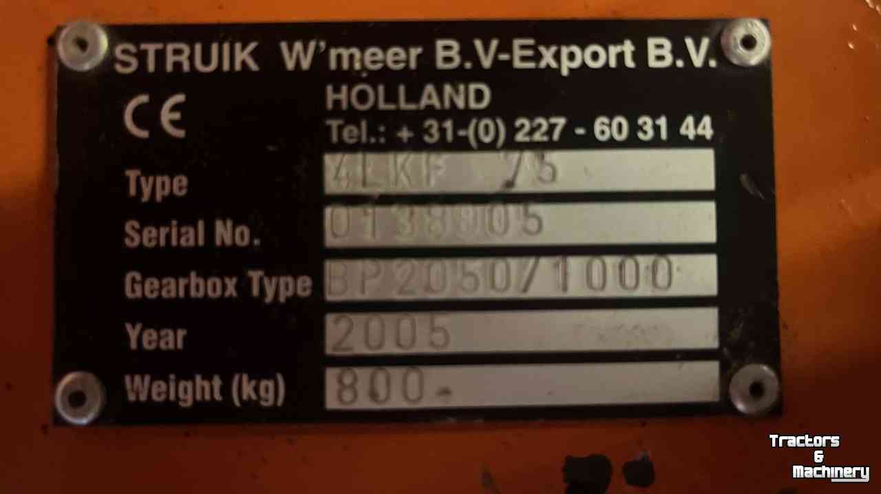 Loofklapper Struik 4LKF 75 loofklapper